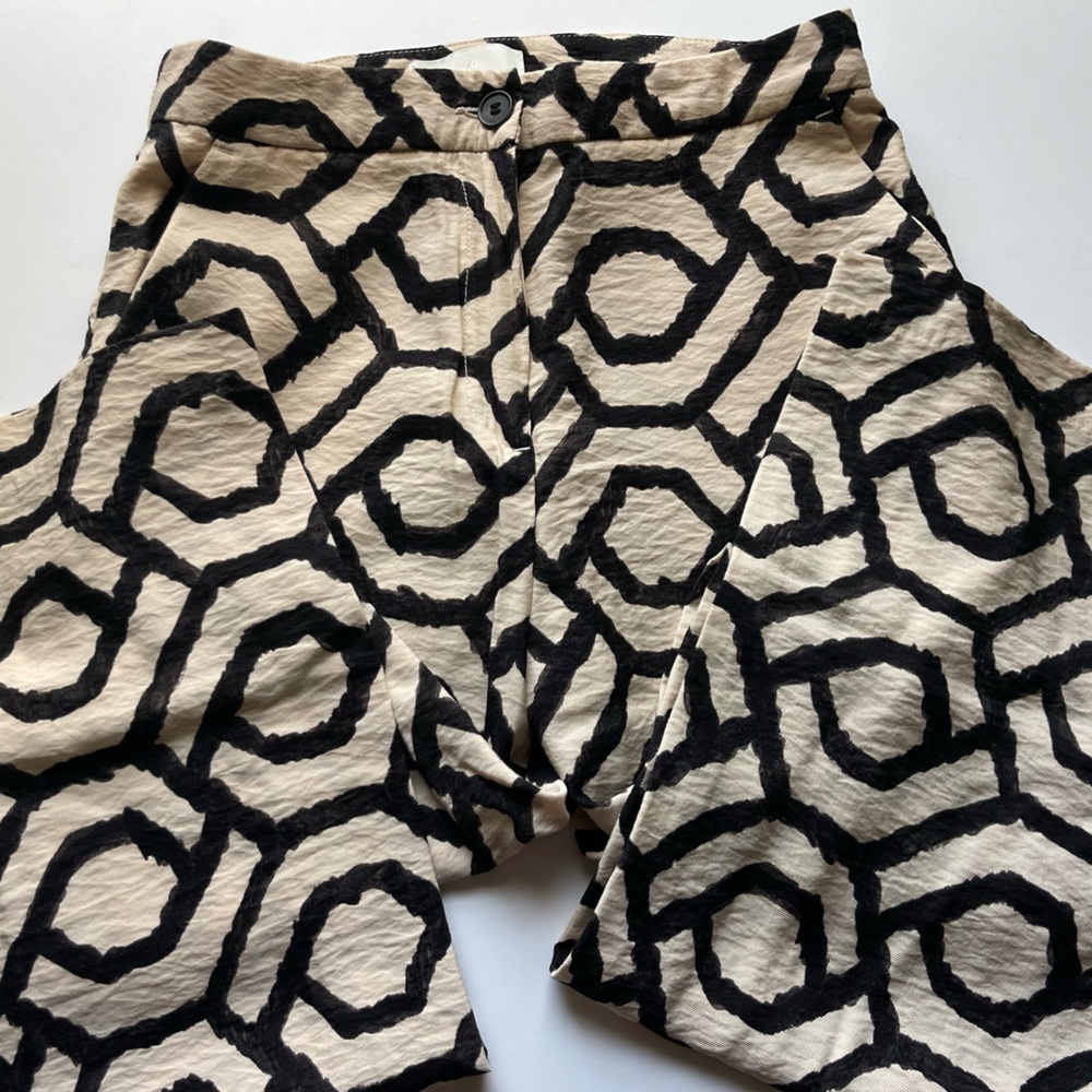 Geometric dress pants
